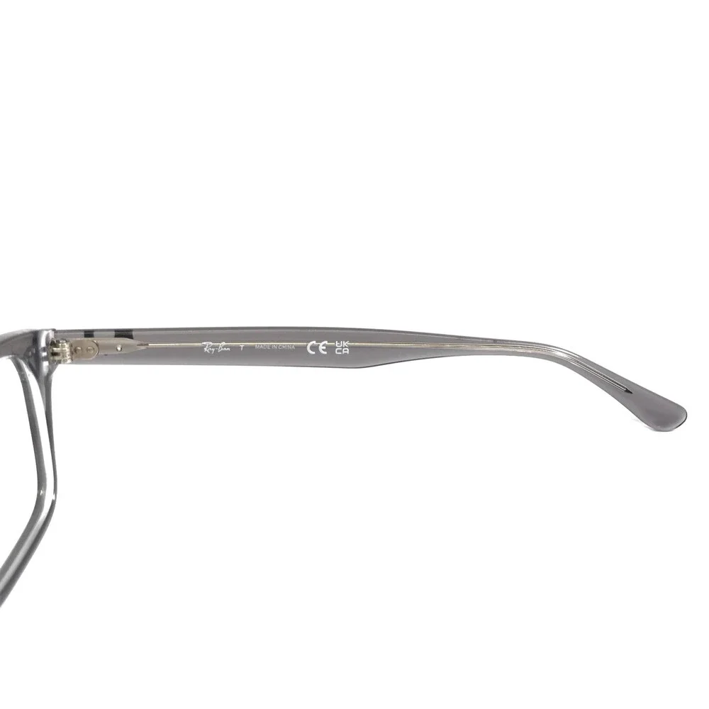 Ray-Ban Eyeglasses Frames RB5428 8111 Transparent Gray Square Full Rim 53-17-145